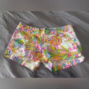 Lilly Pulitzer Pastel Floral Shorts